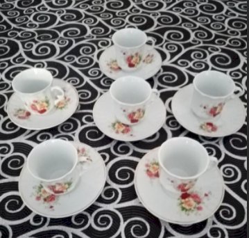 Türk kahve fincanı 6 kişilik